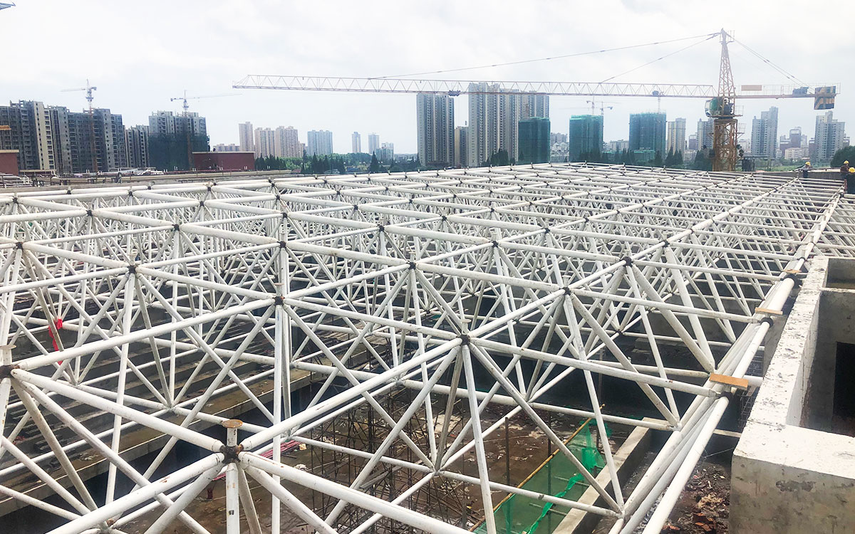 安鄉(xiāng)金海學校建設項目—食堂及體育館屋面鋼結構